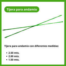 Andamio (Tijera para andamio)