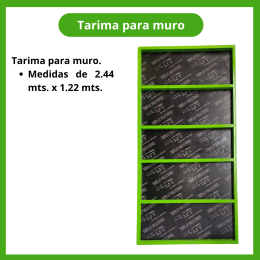 Cimbra (Tarima para muro)